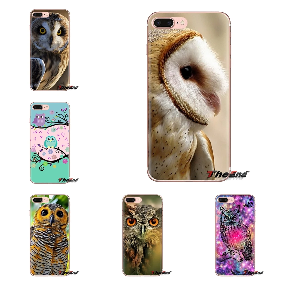 

Cute animals birds owl Trees Transparent Soft Cases Covers For Huawei Mate Honor 4C 5C 5X 6X 7 7A 7C 8 9 10 8C 8X 20 Lite Pro
