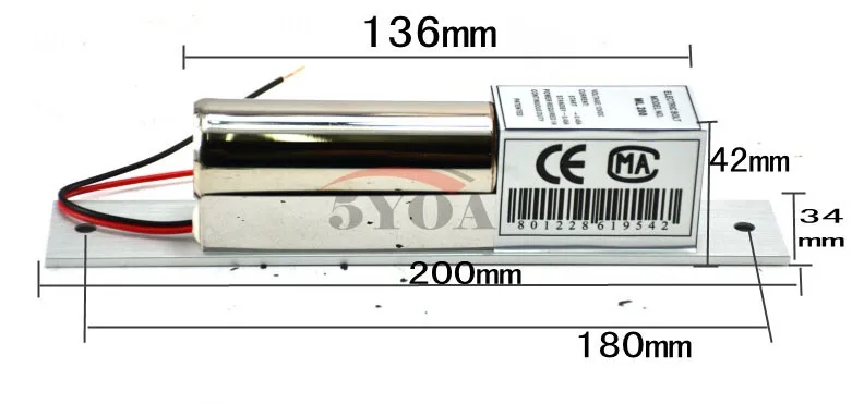 Электрический замок на болтах, низкая температура, задержка, установка постоянного тока 12 В, нержавеющая сталь, сверхмощный, безопасный, защита от падения двери, контроль доступа, безопасность
