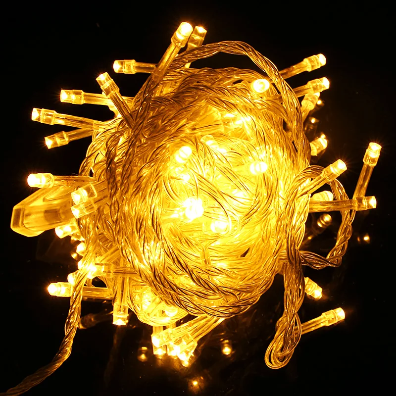 42pcs Yellow lights String Lights 20M 200LED Christmas/Wedding/Party