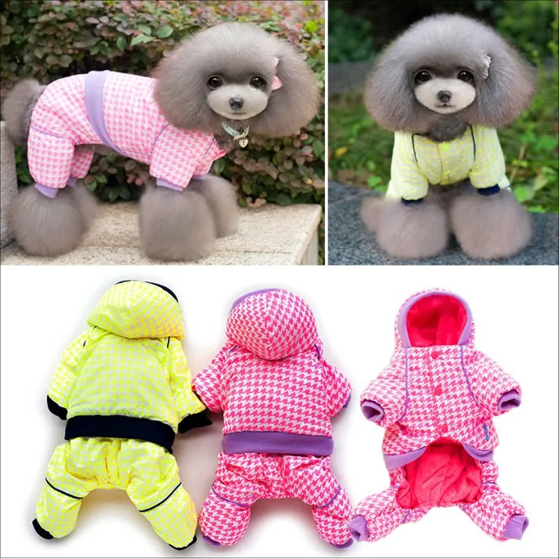 2016 High Quality Winter Dog Clothes XXS Clothing For dogs Pink Small