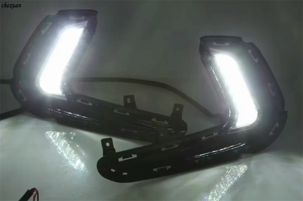 CSCSNL 1 комплект 12 В ABS светодиодный ОД DRL дневные ходовые огни противотуманная фара