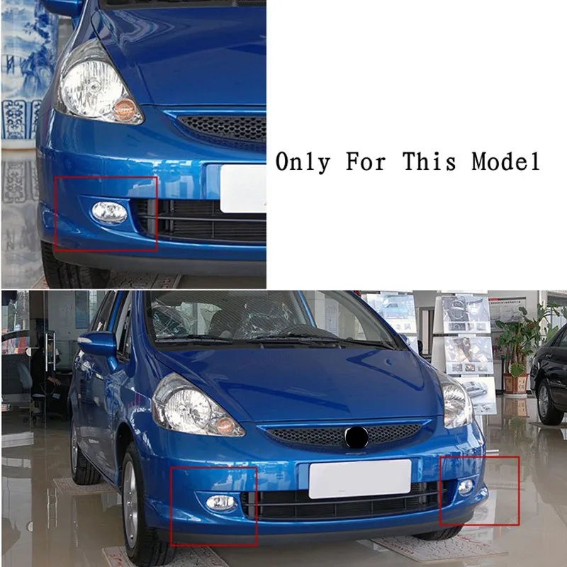 2 шт. противотуманный светильник на передний бампер для HONDA FIT JAZZ GD1 GD3 2005 2006 2007 2008 противотуманная фара противотуманный светильник s