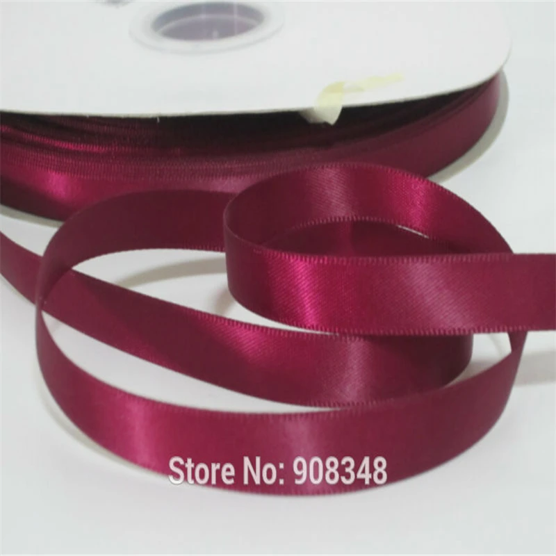 Polyester Satin Ribbon 6 9 13 16 19 22 25 28 32 38 50 57 63 75 89 100MM Width Double Face Single-Sided