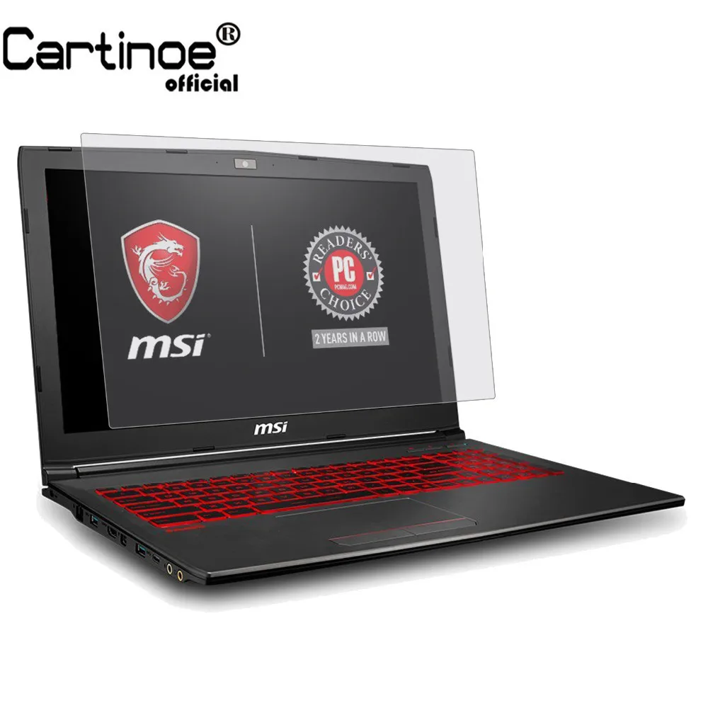 Cartinoe 15 6 дюймов Защитная плёнка для экрана ноутбука Msi Gv62 Gl62m Gl63 Ge63 ноутбук