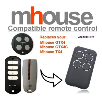 

mhouse GTX4 GTX4C TX4 remote control mhouse gate door remote control 433MHz