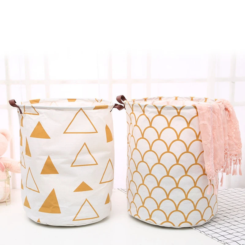 40*50 سنتيمتر كبيرة سلة الغسيل حقيبة للطي سلة التخزين ل ألعاب أطفال غسل القذرة صندوق تخزين ملابس المنظم بن مقبض