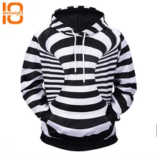 TENNEIGHT новые мужские толстовки пальто мужские уличные 3D полосатый принт с капюшоном свитер свободные с капюшоном топы с капюшоном спортивные толстовки