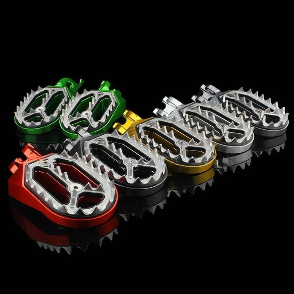 

CNC MX Foot Pegs Rests Pedals Footpegs For Honda crf450r crf 450 crf250r crf250x CR125 CR250