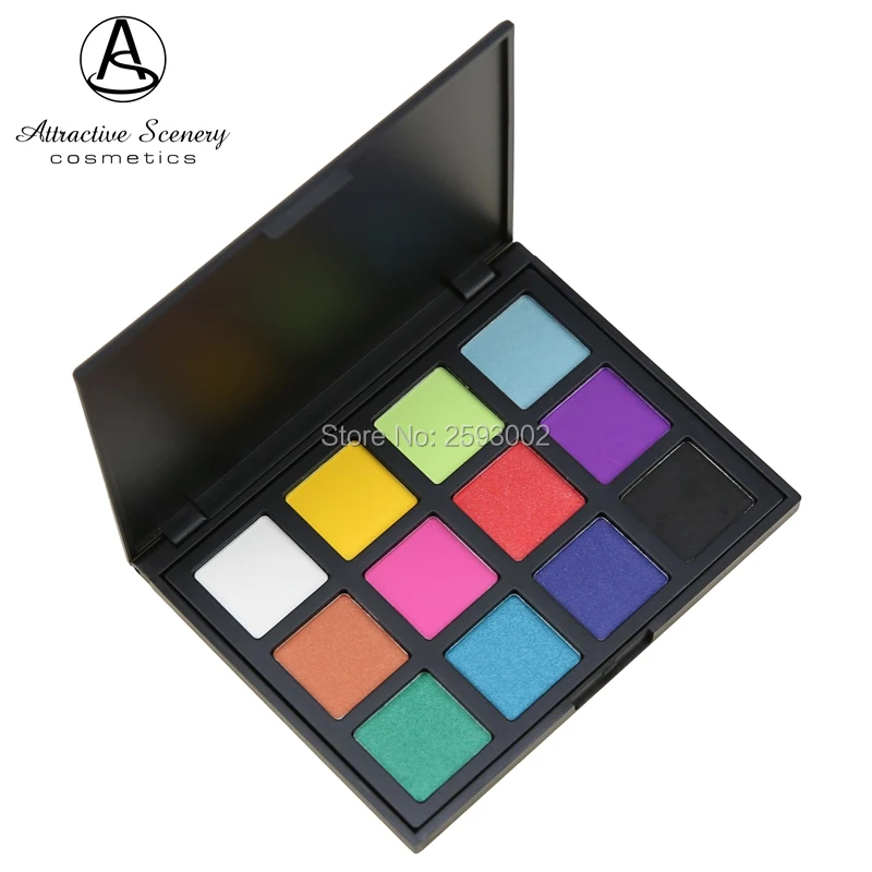 

12 Color Eyeshadow Palette Shimmer Matte Beauty Makeup Set Eye-shadow 12P Gorgeous Powder