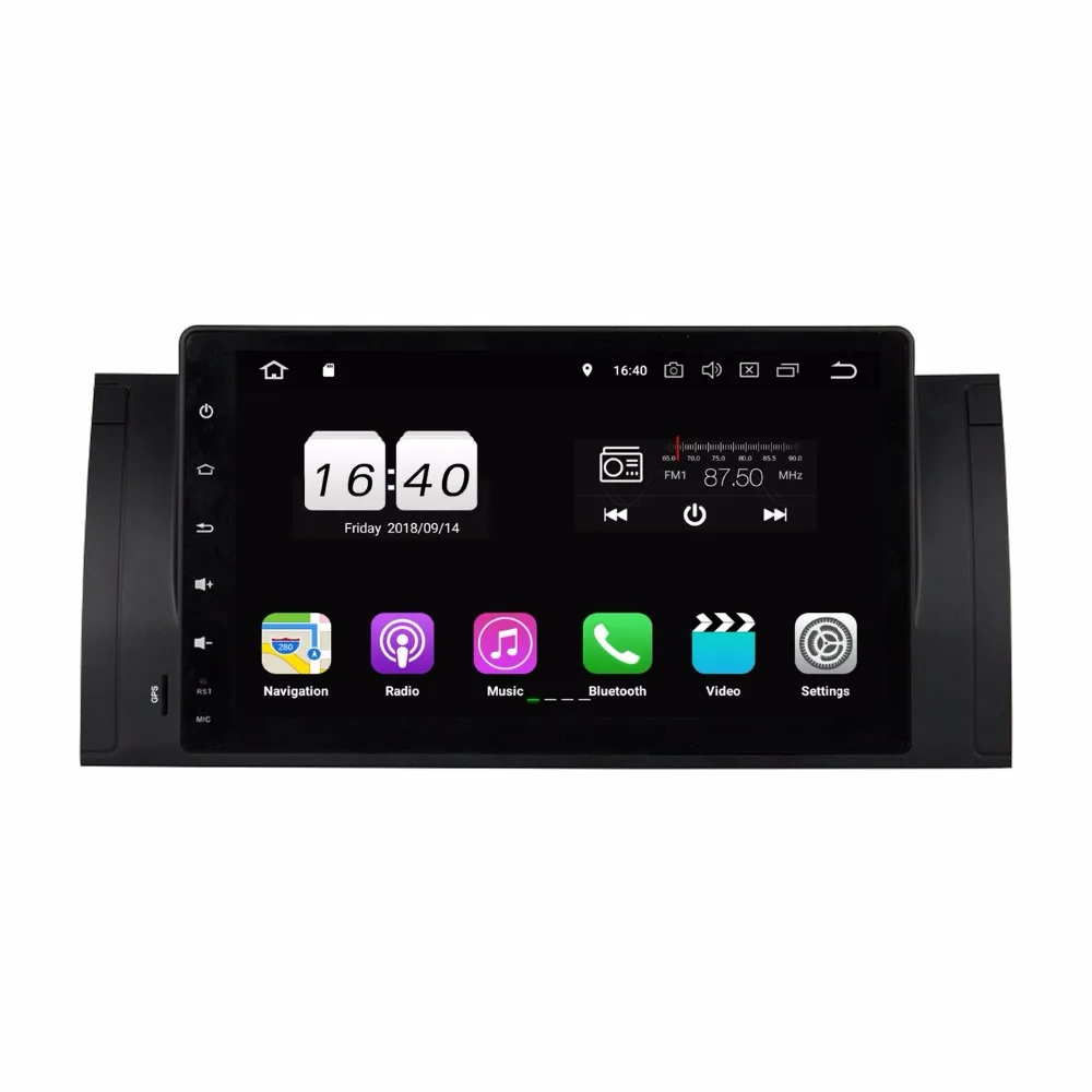 Flash Deal 1024*600 HD 9" Android 8.1 Car Radio GPS Multimedia Head Unit for BMW M5 E39 X5 E53 With 2GB RAM Bluetooth 4G WIFI Mirror-link 1