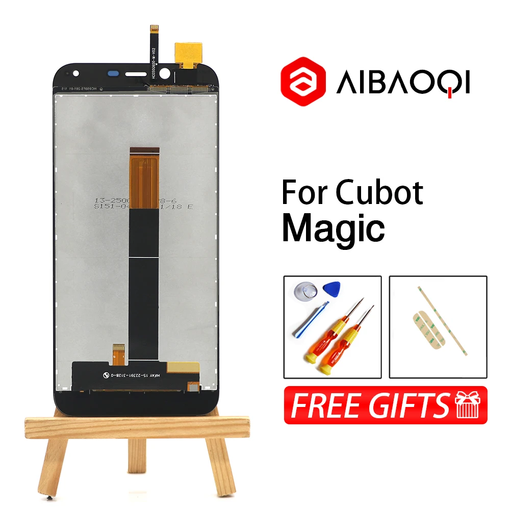 

AiBaoQi New Original 5.0 inch Touch Screen+1280x720 LCD Display Assembly Replacement For Cubot Magic Android 7.0 Phone