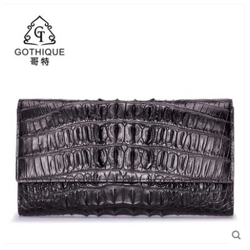 gete 2019 new Imported crocodile leather handbag female Thai leather dinner bag handbag Siam Crocodile purse lady Bag women
