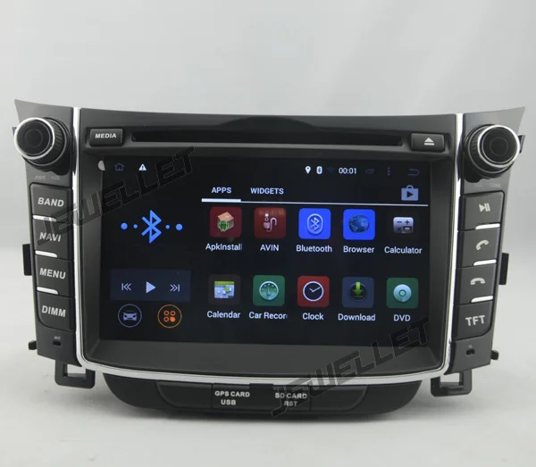 Восьмиядерный ips экран Android 9,0 автомобильный DVD gps Радио Навигация для hyundai I30, Elantra GT 2013- с 4G/Wifi DVR OBD