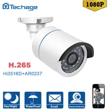 Techage H265 Мини Безопасности 1080 P H.265 Ip-камера 2.0MP ИК ONVIF Cam P2P Ночного Видения Infraed Водонепроницаемый Видеонаблюдения IPC