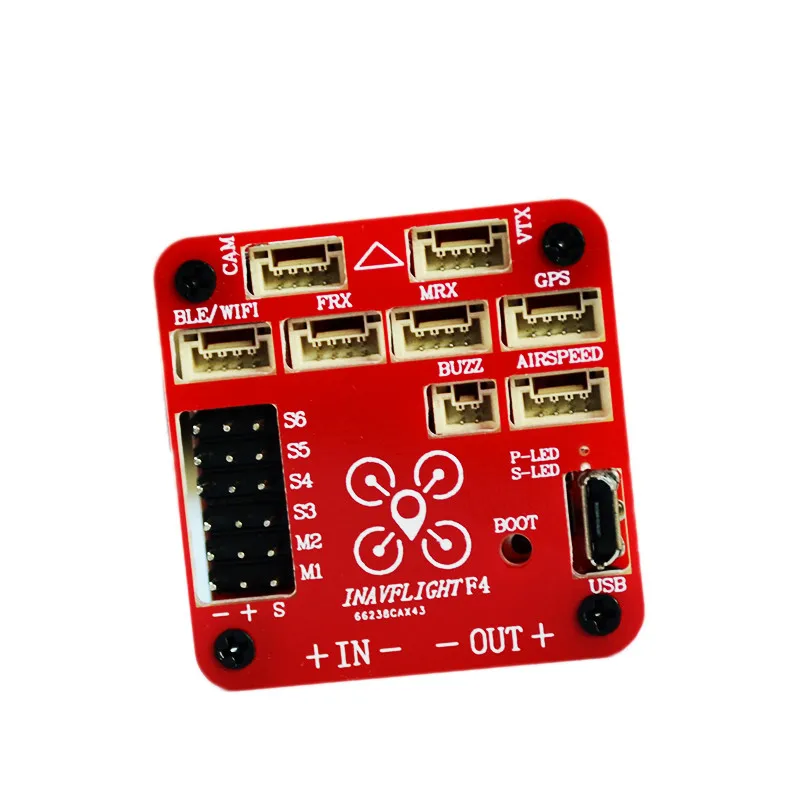 

INAV FLIGHT F4 Flight Controller Built-in OSD & Battery Voltage Current Monitor For FPV RC Airplane