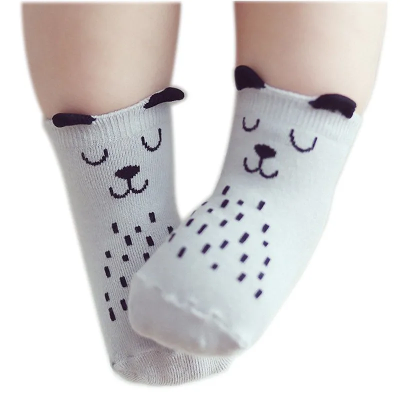 1Pair autumn Baby Socks Newborn Baby socks anti slip