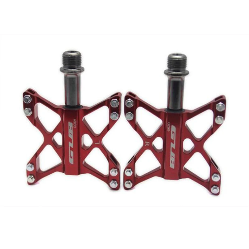 

GUB GC009 Ultralight Pedals MTB BMX Mountain Pedals Bike Bicycle Cycling 3 Bearings Platform Pedals CNC AL6061+ Cr-Mo Axis 240g