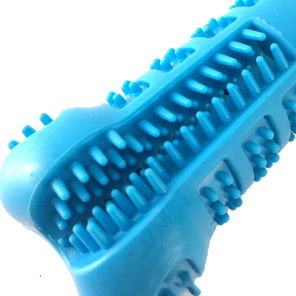 Силиконовая зубная щетка для домашних животных жевательная игрушка для чистки зубов Тедди маленькая форма кость собаки палка собака идеальная Чистка рта уход за зубами продукты