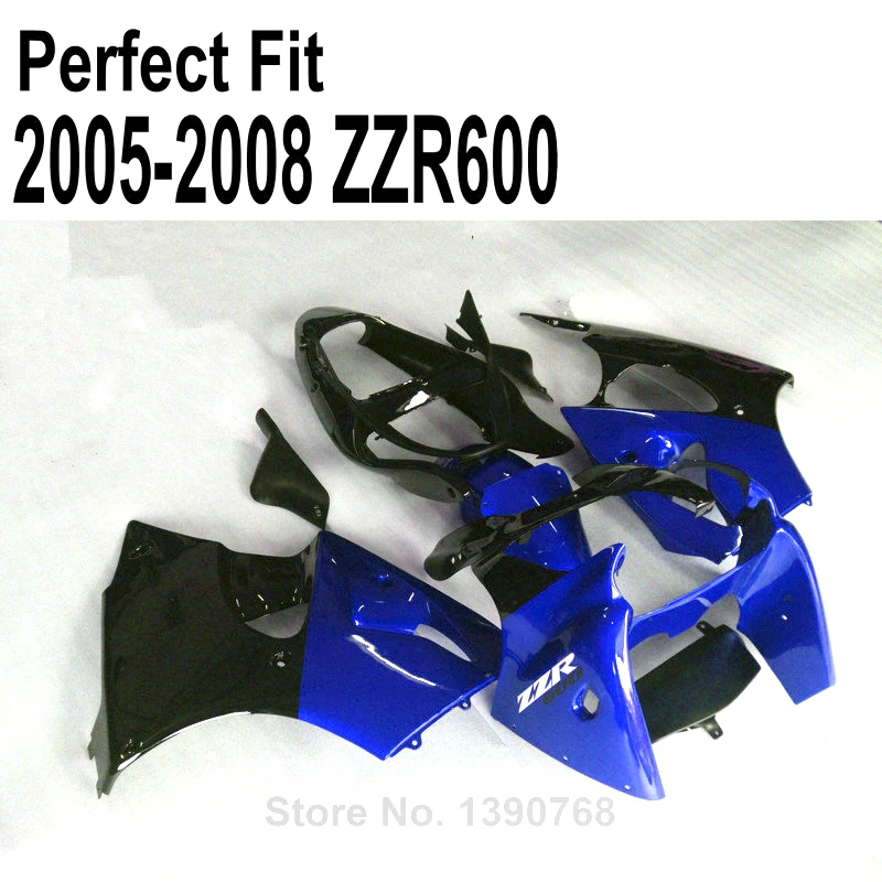 Детали ABS для мотоцикла Kawasaki ZZR600 ZZR 600 2005 2006 2007 05 06 07 08 комплект обтекателей