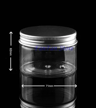 

30PCS 150g/ml plastic storage jar kitchen snack fresh food storage box transparent sealed cans