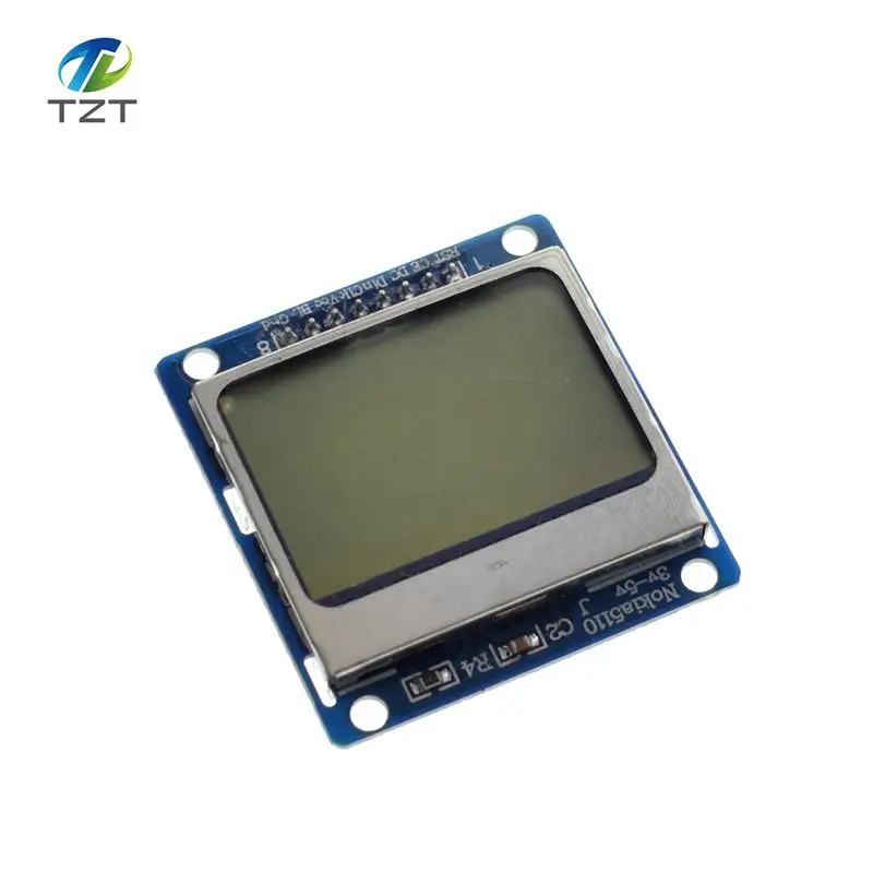 

Smart Electronics LCD Module Display Monitor Blue backlight adapter PCB 84*48 84x84 lcd 5110 Nokia 5110 Screen for Arduino