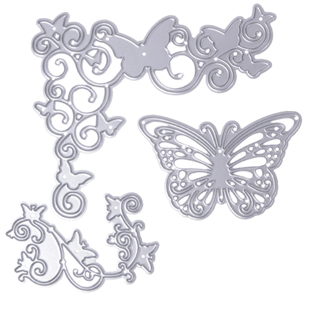 3 шт. металлические трафареты для скрапбукинга штампы фото открытки в альбом