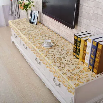 

WLIARLEO Gold Bronzing Tablecloth Coffee Table Count Cloth Wedding,Party Tableclothes Decoration manteles para mesa tafelkleed