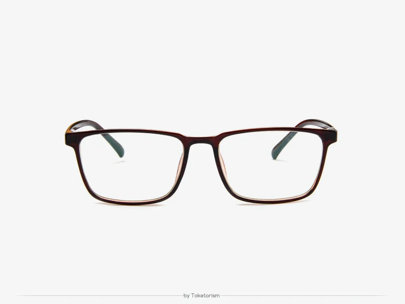 Toketorism легкие пластиковые прямоугольные мужские очки Оптические Женские аксессуары 3042