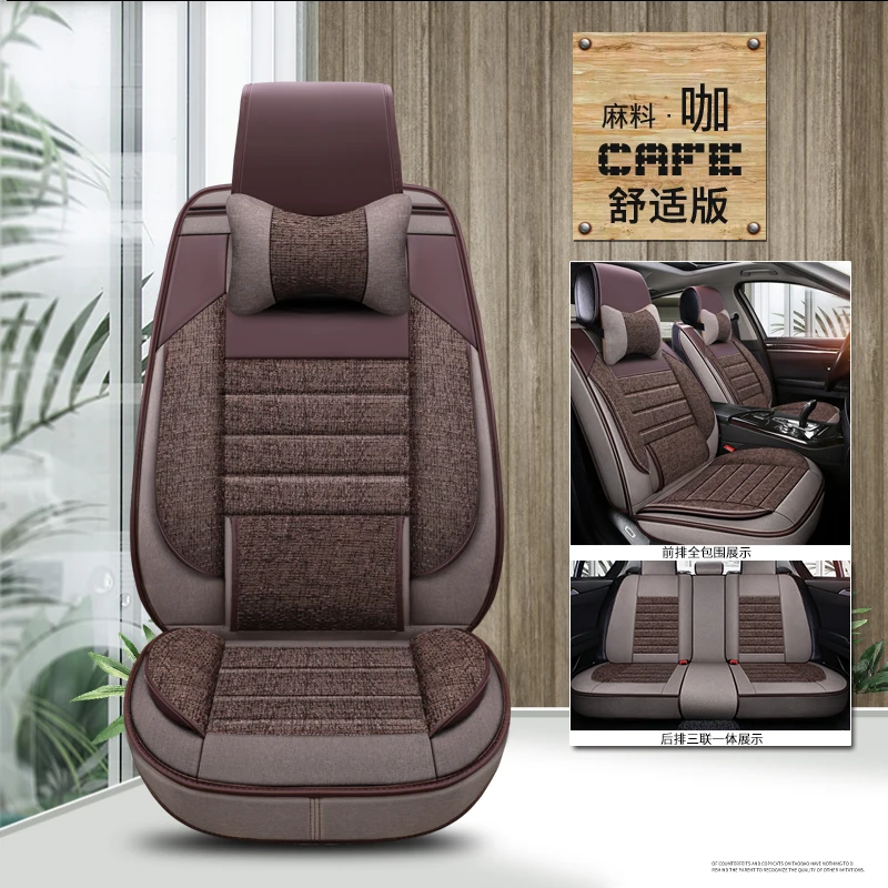 

Universal fiber hemp car seat cover for Toyota 4 RUNNER 86 ALPHARD ALTIS AVALON CAMRY CELICA CH-R COROLLA CORONA