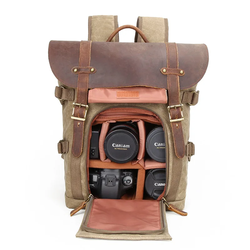 Mochila Impermeable De Lona Reforzada De 40 L Para Senderism | Cuotas