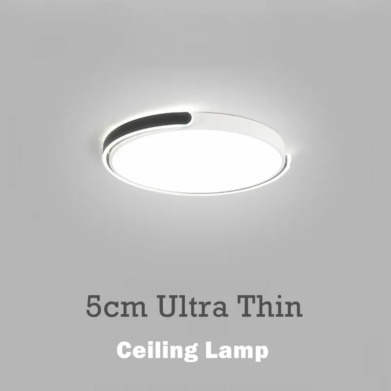 

Ultra Thin 5cm Led Ceiling Lights Modern Design Painted Metal Lustre Luminaria Dia 38/48/58cm Round Ceiling Lamp Lampara Techo