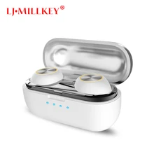 True Wireless Earphones Hifi Bluetooth Earphones TWS Stereo with Mic Charger Box Earphones LJ-MILLKEY YZ152