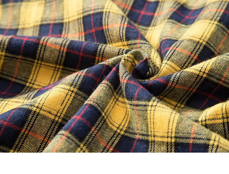 Patchwork Pullover Plaid Long Sleeve Hoodies Shirts 14