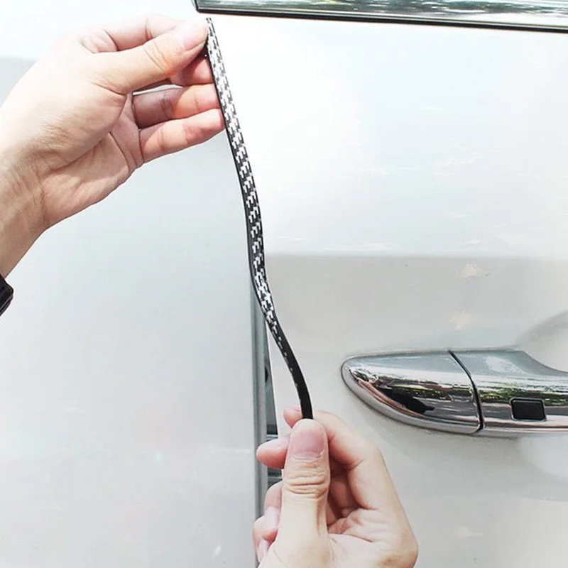 Black Rubber Car Door Flexible Trim Edge Guard Moulding Seal Strip Protector