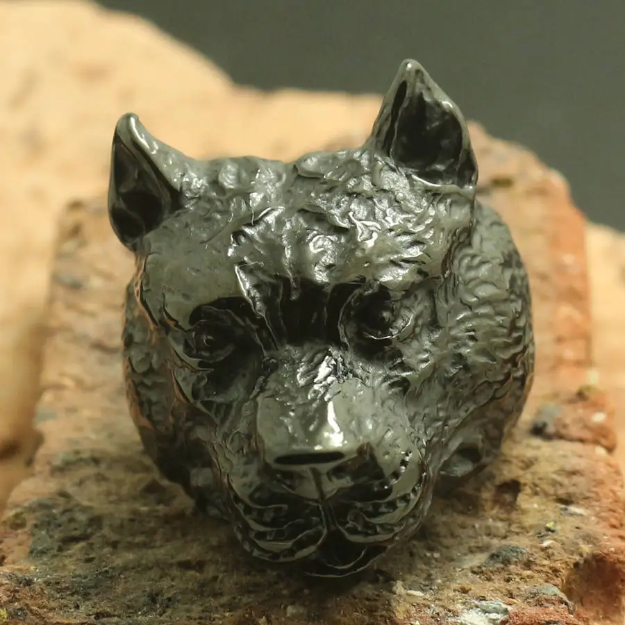 

316L Stainless Steel Cool Black Newest Bulldog Ring