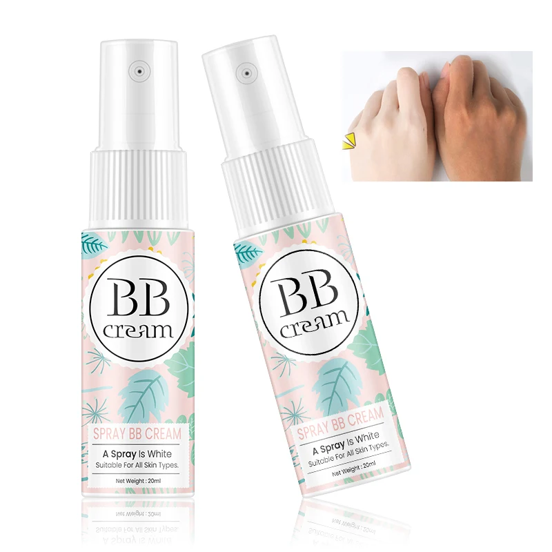 

20ml Moisturizing Waterproof Lazy Beauty Cosmetics Spray Type BB Cream Portable Concealer Brightening Lasting Whitening