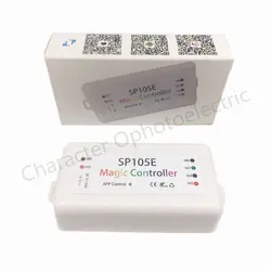 SP105E 5 шт. волшебный регулятор Bluetooth 4,0 DC5-24V 2048 Пиксели для WS2811 2812 2801 6803 IC Светодиодные ленты Поддержка IOS/Android APP