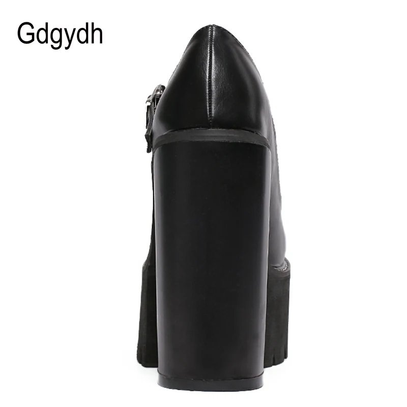 Женские классические туфли лодочки Gdgydh черные кожаные Туфли Мэри Джейн на