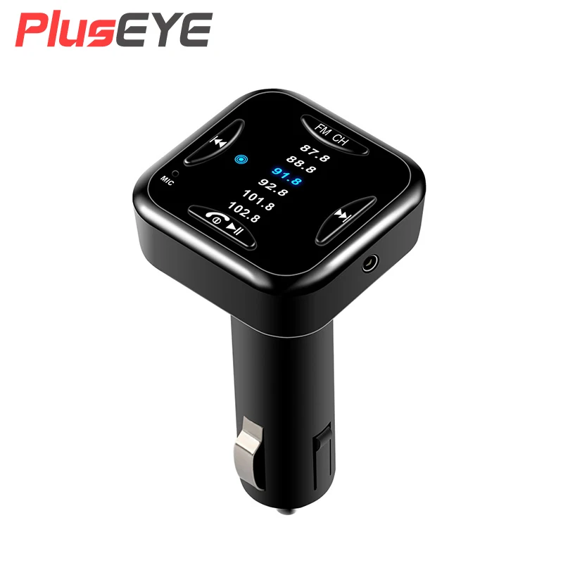 Беспроводной fm-передатчик Bluetooth Автомобильный MP3-плеер прикуриватель Bluetooth громкой связи Bluetooth гарнитура для телефона двойной зарядное устройство usb