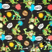 50*110 см хлопчатобумажная ткань для подростков мутанты Черепашки Ниндзя DIY ручной работы материал домашний текстиль лоскутное детское постельное белье, лоскутное