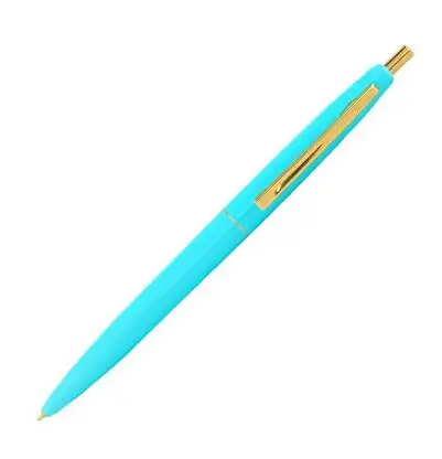 Япония Ограниченная серия BIC Классическая цветная шариковая ручка CLIC GOLD 0,7 мм шариковая ручка 1 шт - Цвет: Light Blue