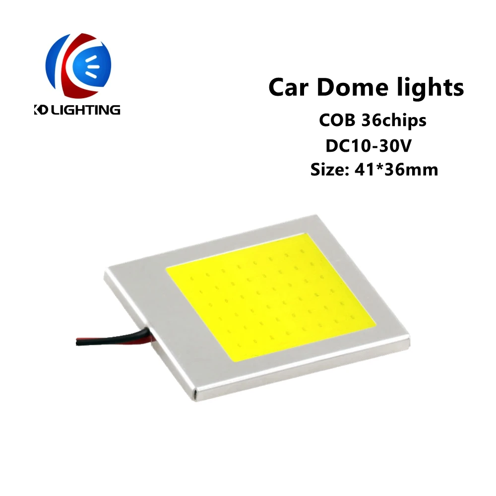 

KD 2Set COB dome led light 48leds DC10-30V car accessories T10 BA9S Festoon car led License Plate Lights size 41.3mm*36mm*4.6mm