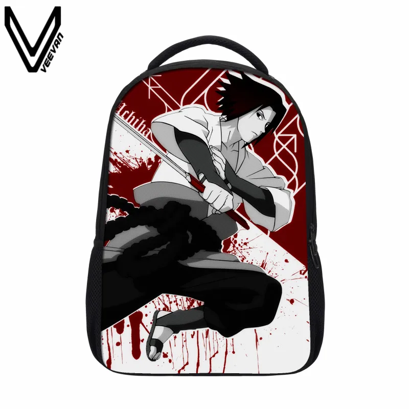 VEEVANV 2017 Naruto font b Backpack b font Japan Anime Printing School Bag For Teenagers 3D