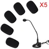 5pcs/lot Replacement Mic Cover Microphone Windscreen Windshied Headset Foam Microphone Cover Telephone Headset 35*25*10mm ► Photo 3/6