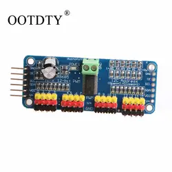 OOTDTY ШИМ сервопривод I2C 16-канальный 12 бит модуль для Arduino Raspberry Pi робот