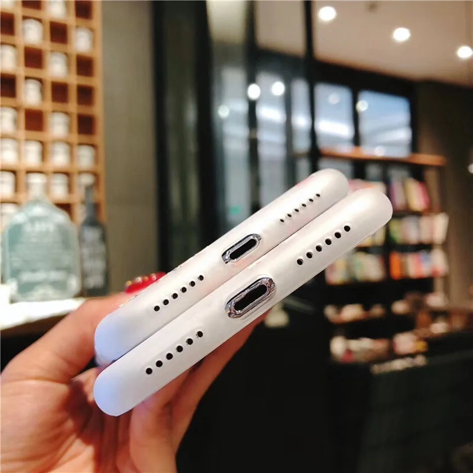 KISSCASE 3D рельефные цветы Чехлы для iPhone 6 6S 7 8 Plus X XS чехол MAX XR Мягкий силиконовый