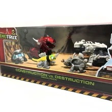 Для Dinotrux динозавр грузовик съемный динозавр игрушечный автомобиль Mini модели Новые детские подарки игрушки модели динозваров мини-игрушки для детей