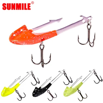 

SUNMILE Fishing Jig Head With VMC Barbed Hook,14g 25g Jig Hooks for Soft Bait Lure Freshwater Saltwater Lead Jig Head Hook