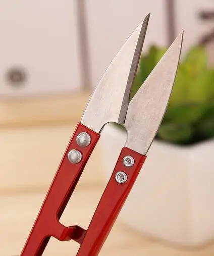 Multicolor Trimming Scissors Nippers U Shape Clippers Sewing Embroidery Thrum Yarn Stainless Steel