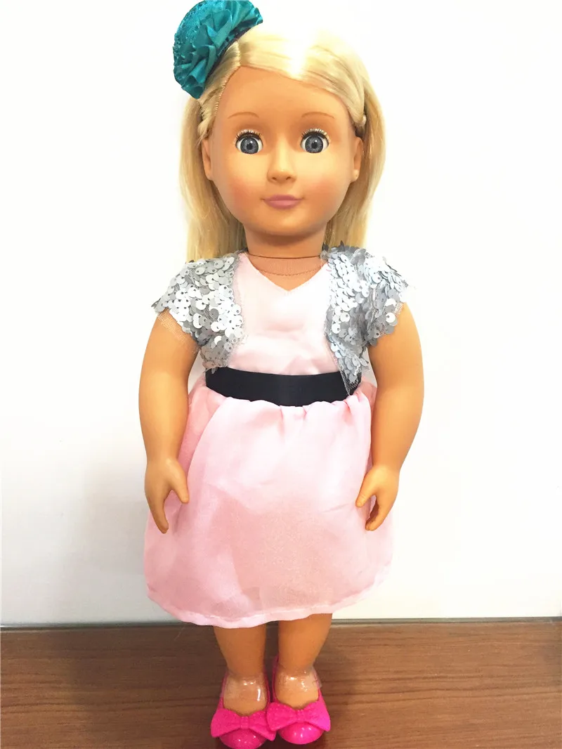 

1/4 Our Generation whole Doll with Clothes and Shoes 18 inch American girl doll Jenny 46cm Doll